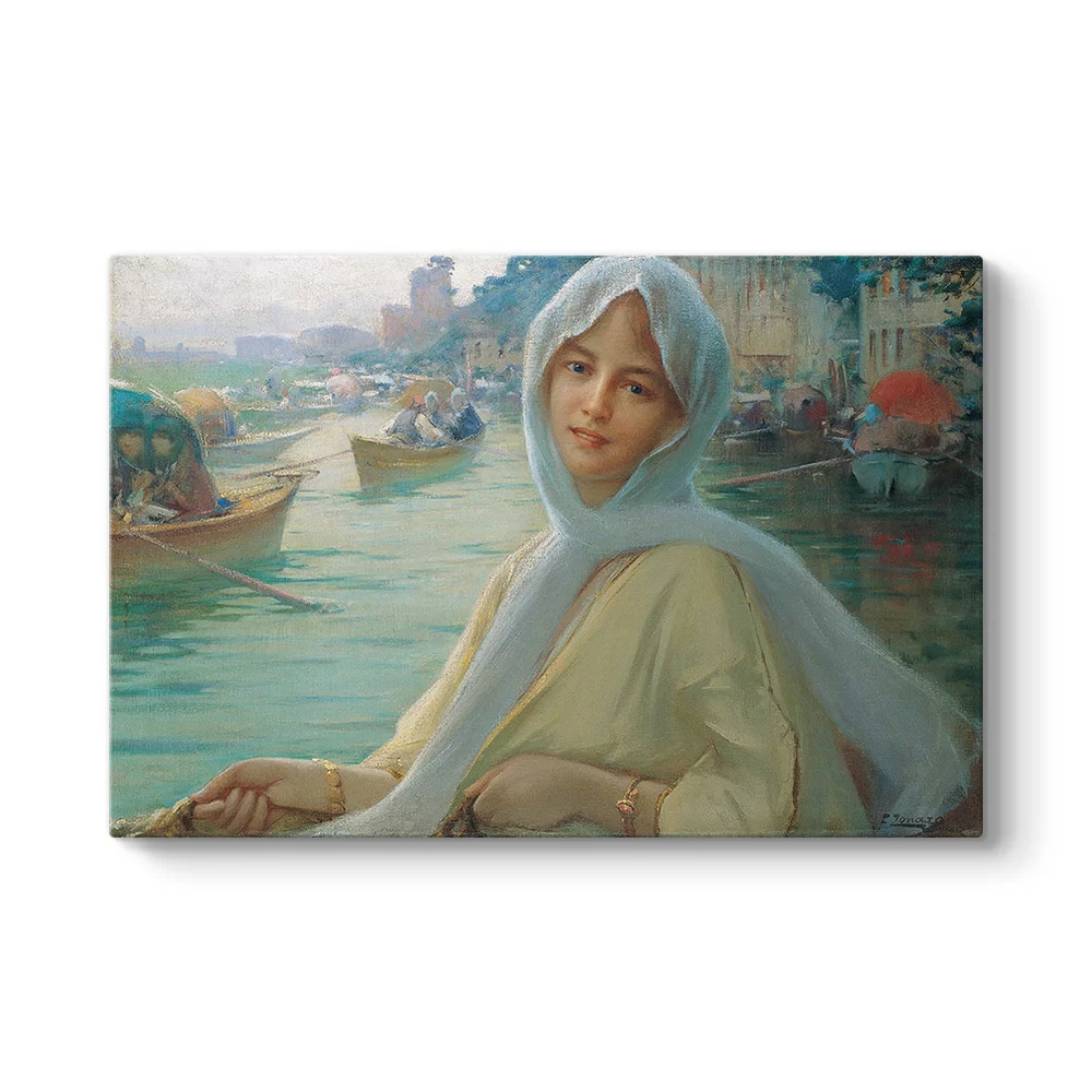 Fausto Zanora - Elçinin Kızı Tablosu - Model 1